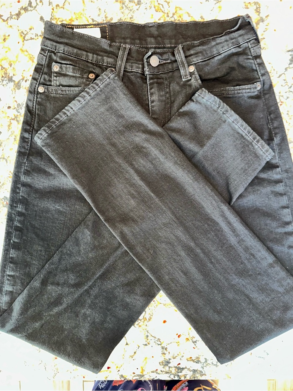 Levi's Men's 505 Slim Straight Jeans W29 L34 - Picture 4 of 5
